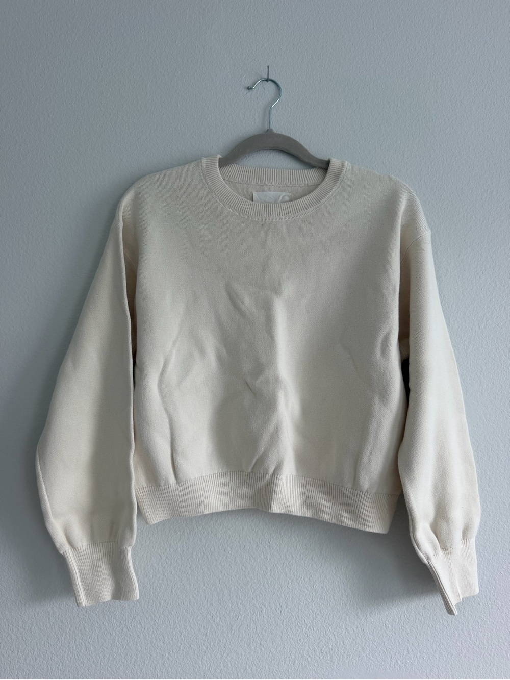 aerie Cream Crewneck Sweatshirt
